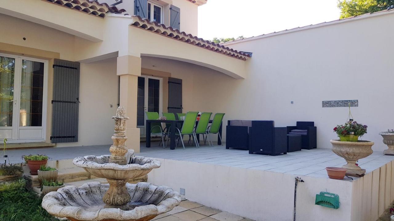 Charmante Maison Climatisee Vedene - Avignon Avec Piscine Exterior foto