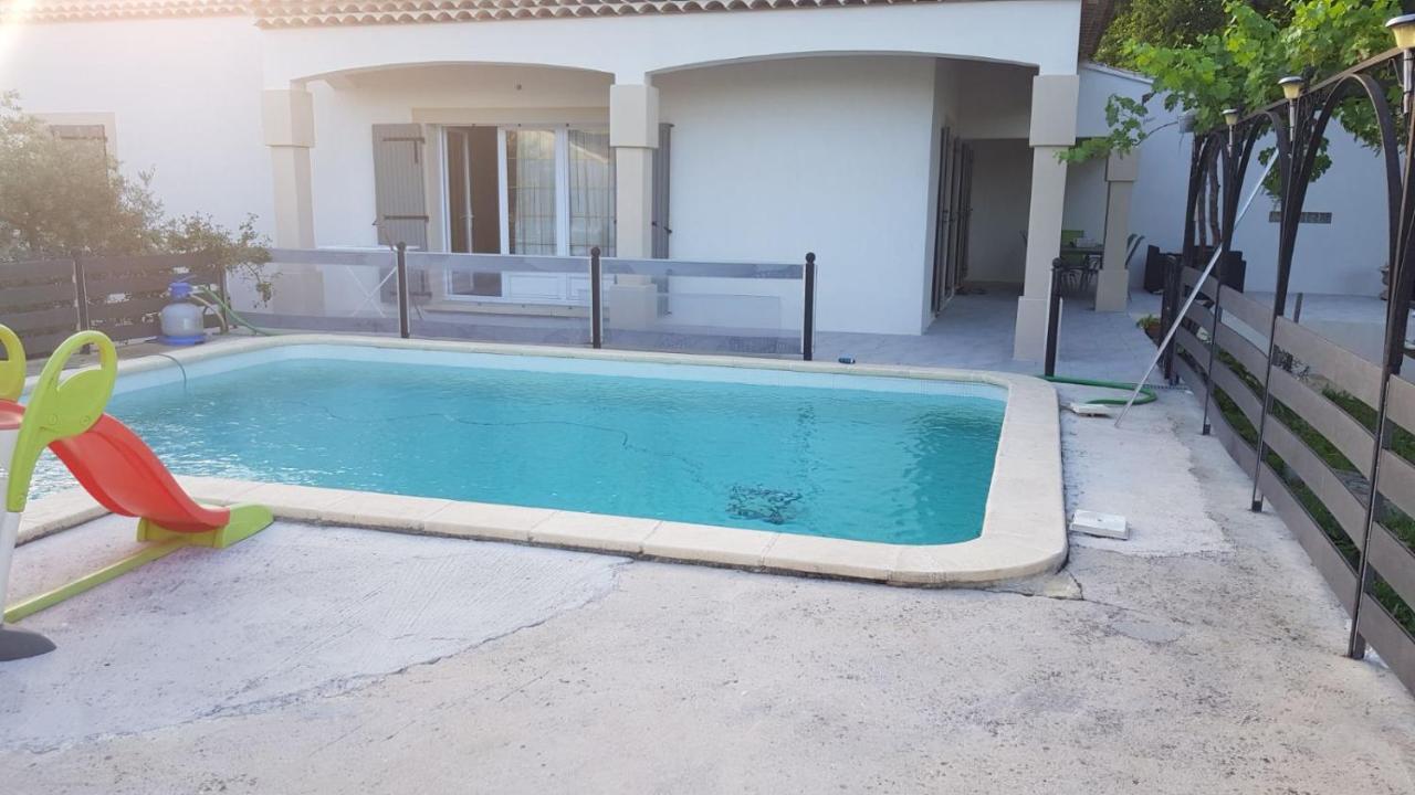 Charmante Maison Climatisee Vedene - Avignon Avec Piscine Exterior foto