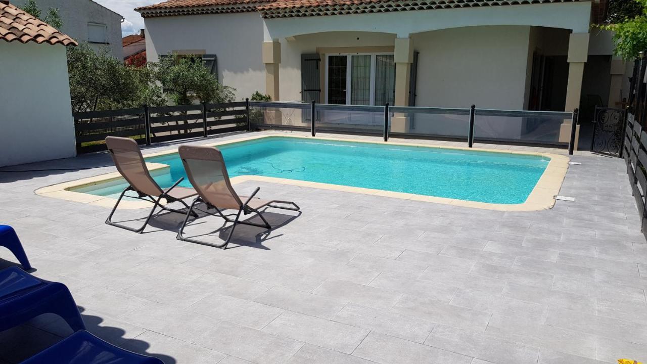 Charmante Maison Climatisee Vedene - Avignon Avec Piscine Exterior foto